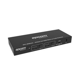 matricial hdmi  2x2  4k2k60hz  hdr  ycbcr 444  edid auto  extractor de audio  salida de audio análoga y digitalizados  hdcp 22 